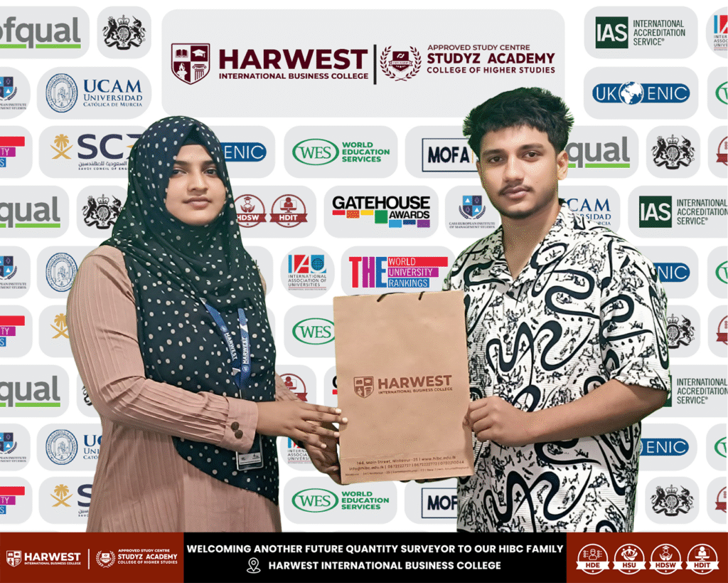 A Moment of Pride | HND in Quantity Surveying at HIBC