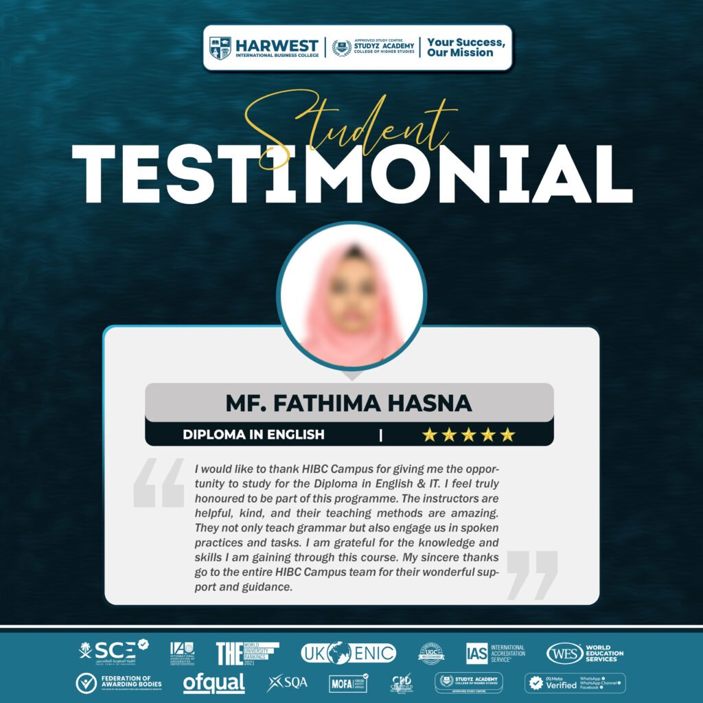Learner Journey | Diploma in English | MF. Fathima Hasna
