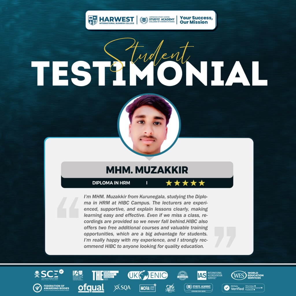 𝐋𝐞𝐚𝐫𝐧𝐞𝐫 𝐉𝐨𝐮𝐫𝐧𝐞𝐲 | 𝐃𝐢𝐩𝐥𝐨𝐦𝐚 𝐢𝐧 𝐇𝐮𝐦𝐚𝐧 𝐑𝐞𝐬𝐨𝐮𝐫𝐜𝐞 𝐌𝐚𝐧𝐚𝐠𝐞𝐦𝐞𝐧𝐭 | 𝐌𝐇𝐌. 𝐌𝐮𝐳𝐚𝐤𝐤𝐢𝐫