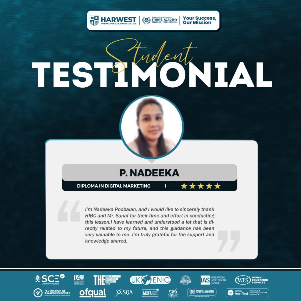 𝐋𝐞𝐚𝐫𝐧𝐞𝐫 𝐉𝐨𝐮𝐫𝐧𝐞𝐲 | 𝐃𝐢𝐩𝐥𝐨𝐦𝐚 𝐢𝐧 𝐃𝐢𝐠𝐢𝐭𝐚𝐥 𝐌𝐚𝐫𝐤𝐞𝐭𝐢𝐧𝐠 | 𝐏. 𝐍𝐚𝐝𝐞𝐞𝐤𝐚