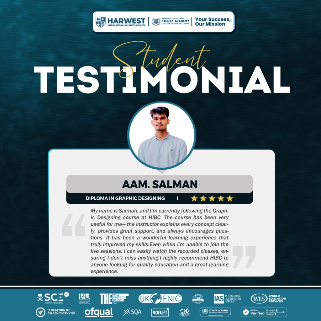 Hear from Our Student! | 𝐃𝐢𝐩𝐥𝐨𝐦𝐚 𝐢𝐧 𝐆𝐫𝐚𝐩𝐡𝐢𝐜 𝐃𝐞𝐬𝐢𝐠𝐧𝐢𝐧𝐠 | 𝐀𝐀𝐌. 𝐒𝐚𝐥𝐦𝐚𝐧