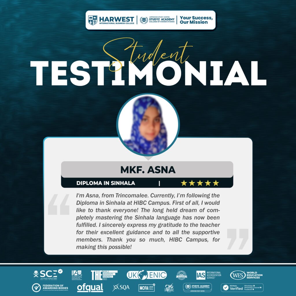 𝐋𝐞𝐚𝐫𝐧𝐞𝐫 𝐉𝐨𝐮𝐫𝐧𝐞𝐲 | 𝐃𝐢𝐩𝐥𝐨𝐦𝐚 𝐢𝐧 𝐒𝐢𝐧𝐡𝐚𝐥𝐚 | 𝐌𝐊𝐅. 𝐀𝐬𝐧𝐚