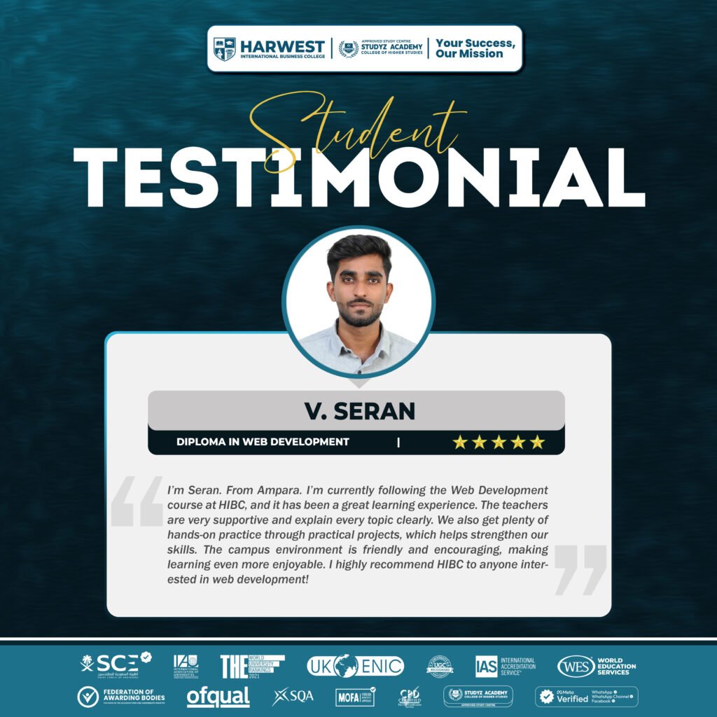 𝐋𝐞𝐚𝐫𝐧𝐞𝐫 𝐉𝐨𝐮𝐫𝐧𝐞𝐲 | 𝐃𝐢𝐩𝐥𝐨𝐦𝐚 𝐢𝐧 𝐖𝐞𝐛 𝐃𝐞𝐯𝐞𝐥𝐨𝐩𝐦𝐞𝐧𝐭 | 𝐕. 𝐒𝐞𝐫𝐚𝐧