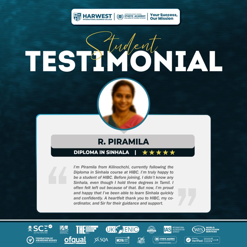 𝐋𝐞𝐚𝐫𝐧𝐞𝐫 𝐉𝐨𝐮𝐫𝐧𝐞𝐲 | 𝐃𝐢𝐩𝐥𝐨𝐦𝐚 𝐢𝐧 𝐒𝐢𝐧𝐡𝐚𝐥𝐚 | 𝐑. 𝐏𝐢𝐫𝐚𝐦𝐢𝐥𝐚