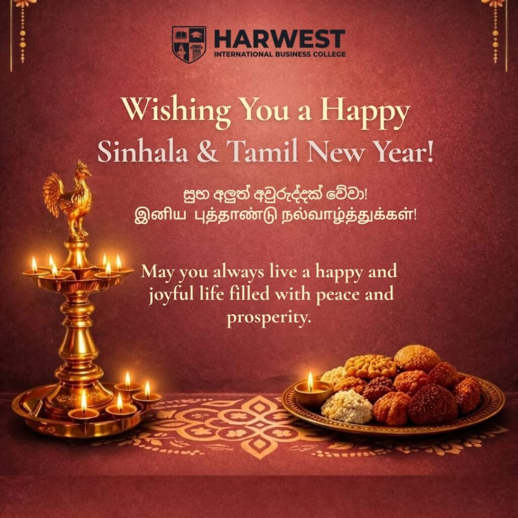 Sinhala & Tamil new year wish poster
